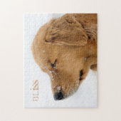 Glücks-golden retriever puzzle (Vertikal)