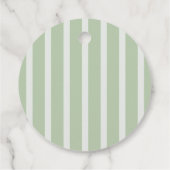 Glücks-Shamrock-Geschenkanhänger Geschenkanhänger (Rückseite)