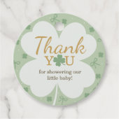 Glücks-Shamrock-Geschenkanhänger Geschenkanhänger (Vorderseite)