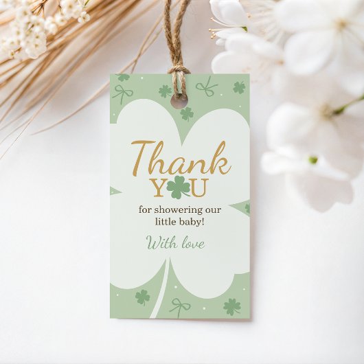 Glücks-Shamrock-Geschenkanhänger Geschenkanhänger