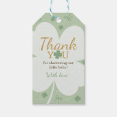 Glücks-Shamrock-Geschenkanhänger Geschenkanhänger (Vorderseite)