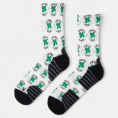 Glücks-Shamrock-Socken Socken (Links)