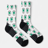 Glücks-Shamrock-Socken Socken (Rechts)