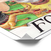 Glücks-Tarotkarte Poster (Ecke)