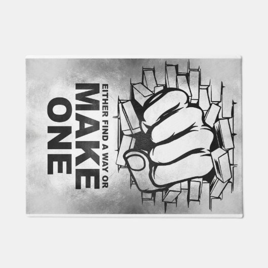 Glücksangebot finden Sie entweder einen Weg oder m Fußmatte (Vorderseite)