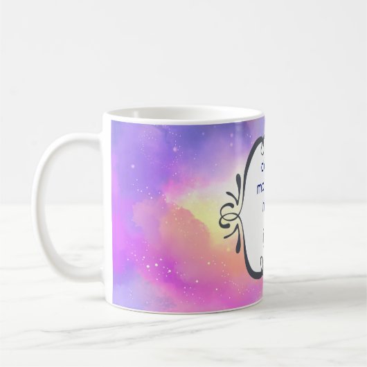 Glücksangebot mit Surrealwolken und einem Sonnensc Kaffeetasse (Links)