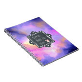 Glücksangebot mit Surrealwolken und einem Sonnensc Notizblock (Rechte Seite)