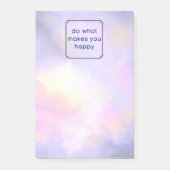 Glücksangebot mit Weltraumwolken - abstraktes Desi Post-it Klebezettel (Vorderseite)