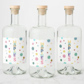 Glücksblase Alkoholflaschenetikett (Flaschen)