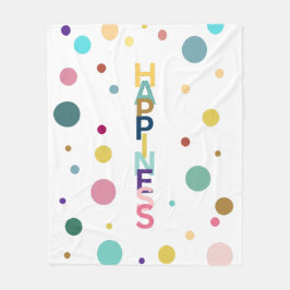 Glücksblase Fleecedecke