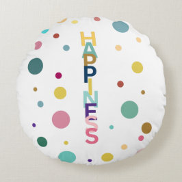 Glücksblase Rundes Kissen