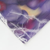 Glücksblasen Fleecedecke (Ecke)