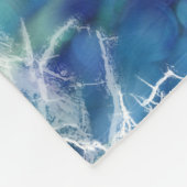 Glücksblasen Fleecedecke (Ecke)