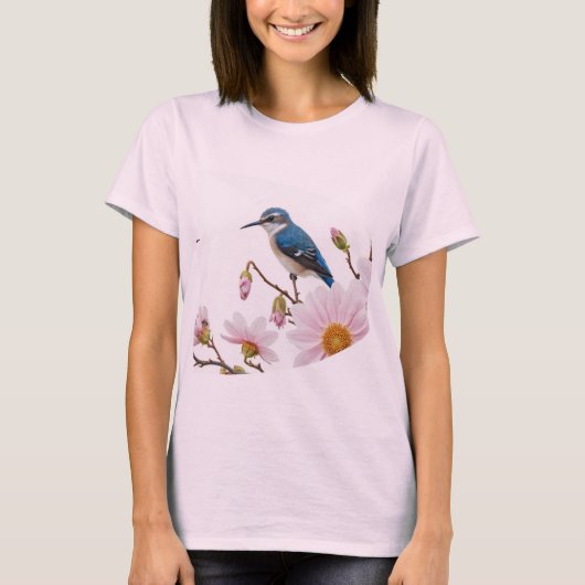 Glücksblauammer T-Shirt (Vorderseite)