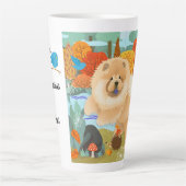 GLÜCKSBLUEBIRDS KENNEN Latte-Tasse mit Text Milchtasse (Vorderseite)