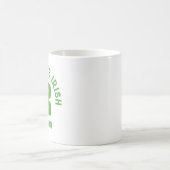 Glücksbringer-Abstrakt-Vierblattklee Kaffeetasse (Mittel)