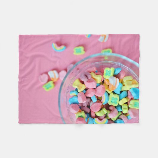 Glücksbringer-Decke Fleecedecke (Vorderseite (Horizontal))