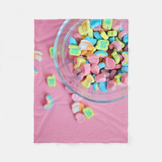 Glücksbringer-Decke Fleecedecke (Vorderseite)