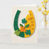 Glücksbringer erblühen karte (Gelbe Blume)