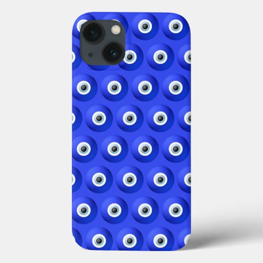 Glücksbringer gegen Böser Blick Muster Case-Mate iPhone Hülle (Rückseite)