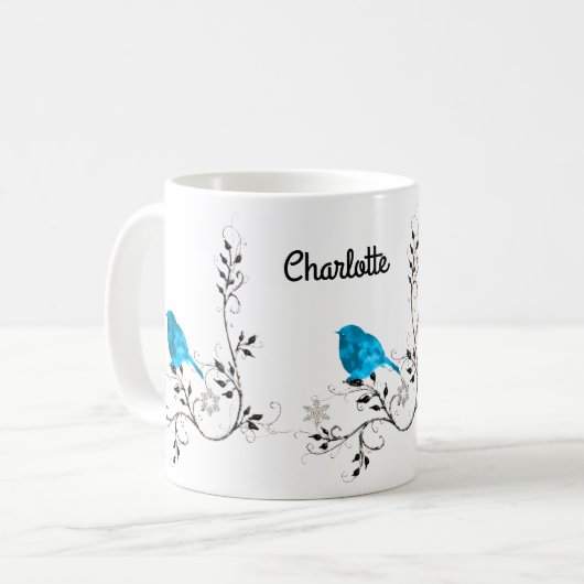Glücksbringer Kaffeetasse (Vorderseite Links)