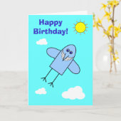 Glücksbringer Karte (Gelbe Blume)