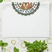 Glücksbringer-Katze POD Vektorgrafik - Glücksbring Geschirrtuch (Gefaltet)