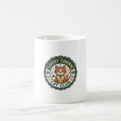 Glücksbringer-Katze POD Vektorgrafik - Glücksbring Kaffeetasse (Mittel)