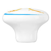 Glücksbringer Keramikknauf (Seitenansicht)