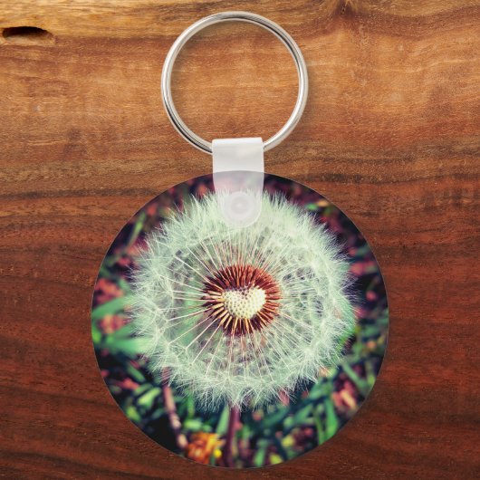 Glücksbringer Löwenzahn Schlüsselanhänger (Vorderseite)