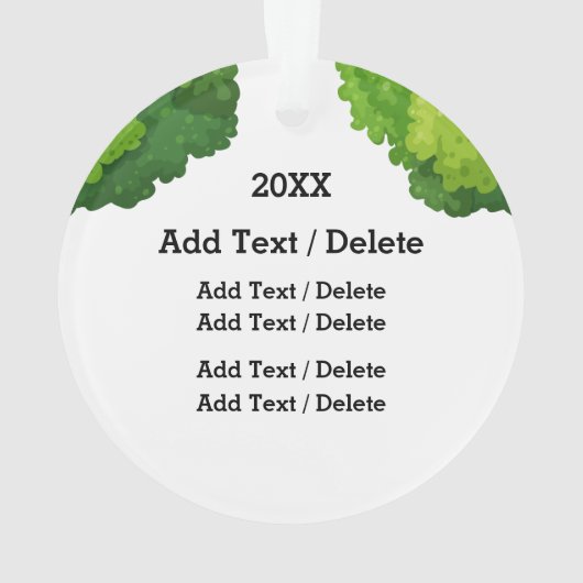 Glücksbringer Ornament (Rückseite)