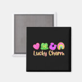 Glücksbringer Patrick's Day Kleeblatt irischer Sha Magnet (Vorderseite/Rückseite)