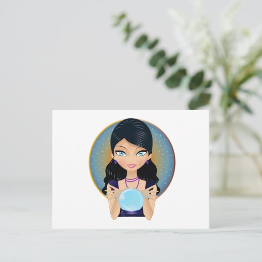 Glücksbringer Postkarte (Stehend Vorderseite)