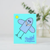 Glücksbringer Postkarte (Stehend Vorderseite)