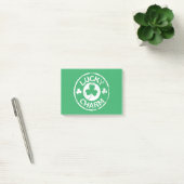 Glücksbringer Vintage St. Patrick's Day Post-it Klebezettel (Büro)