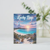 Glücksbucht Australien Postkarte (Stehend Vorderseite)