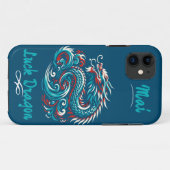 Glücksdrache Anpassbar Case-Mate iPhone Hülle (Rückseite (Horizontal))