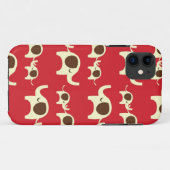 Glückselefant rotes iPhone 5S Hülle Case (Rückseite (Horizontal))
