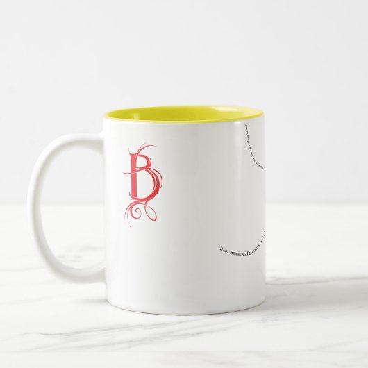 Glückselig Zweifarbige Tasse (Links)