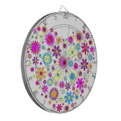 Glückselige Blüten Dartscheibe (Vorderseite Links)