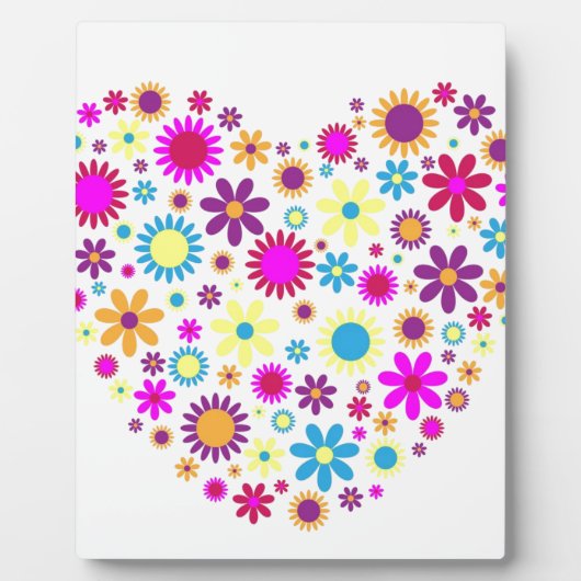 Glückselige Blüten Fotoplatte (Vorderseite)