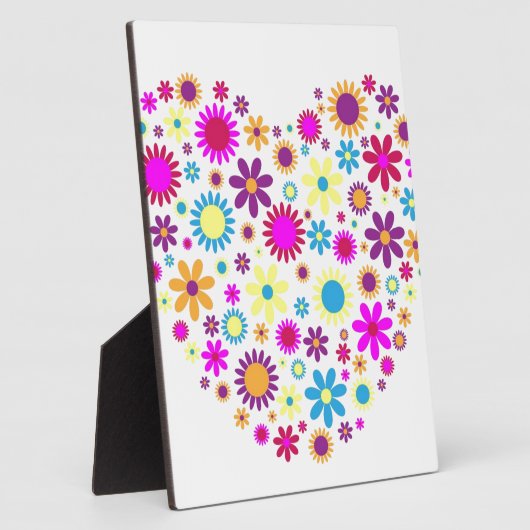 Glückselige Blüten Fotoplatte (Seite)