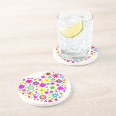 Glückselige Blüten Getränkeuntersetzer (Seite)