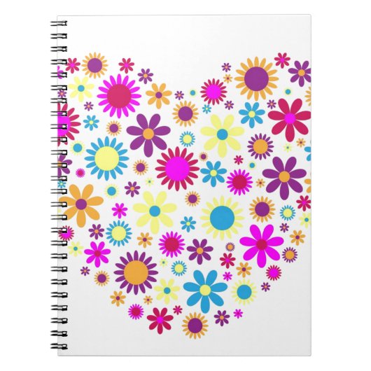 Glückselige Blüten Notizblock (Vorderseite)