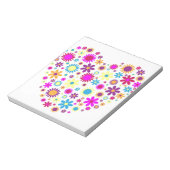 Glückselige Blüten Notizblock (Rotiert)