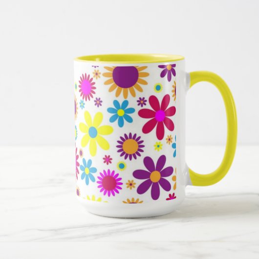 Glückselige Blüten Tasse (Rechts)