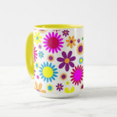 Glückselige Blüten Tasse (Vorderseite Links)