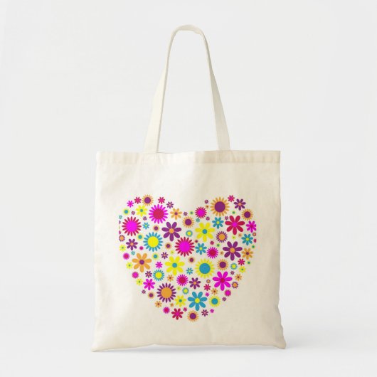 Glückselige Blüten Tragetasche (Vorne)