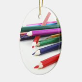 Glückselige Farben Keramikornament (Links)