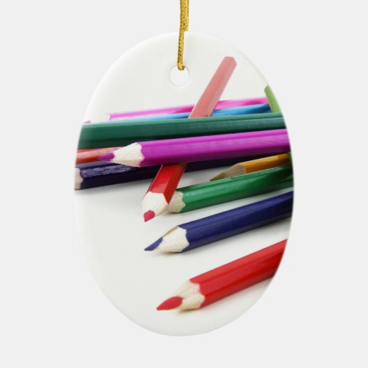Glückselige Farben Keramikornament (Vorne)